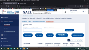 Guide de saisie des notes dans Gael